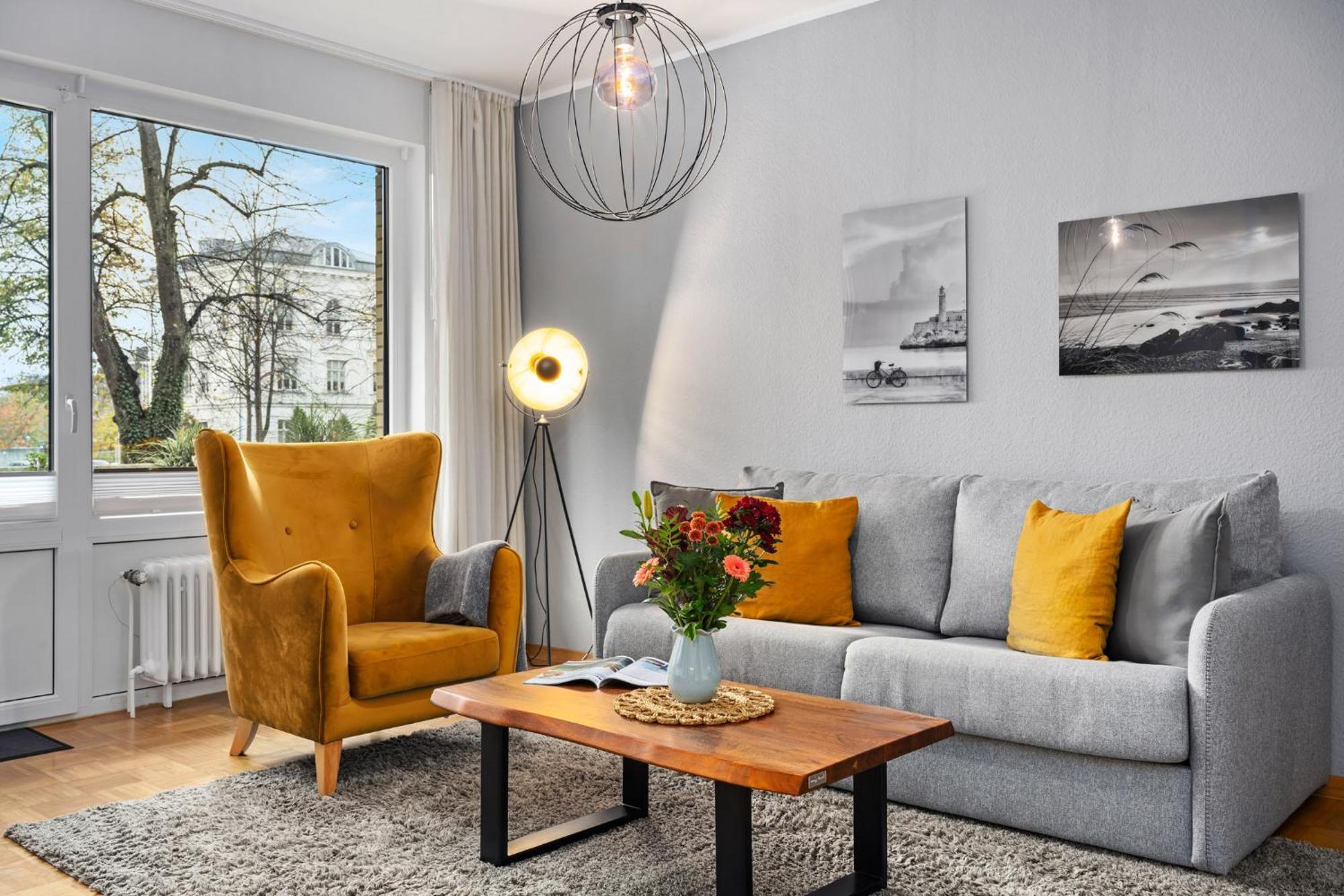 Stilvolle Stadtoase, 116 Qm, Parkblick, Wassernah, Parkplatz Вилхелмсхафен Екстериор снимка
